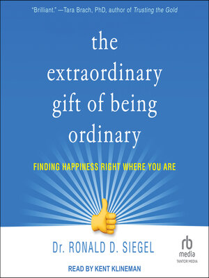 cover image of The Extraordinary Gift of Being Ordinary